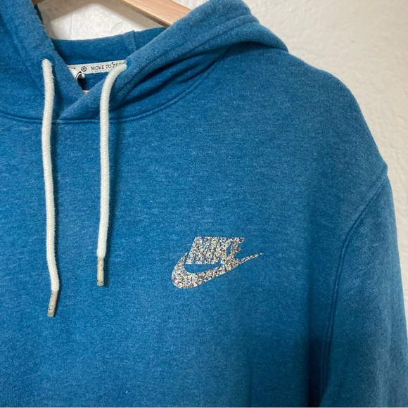 Nike Turquoise Move to Zero Hoodie, Size L - Picture 2 of 5